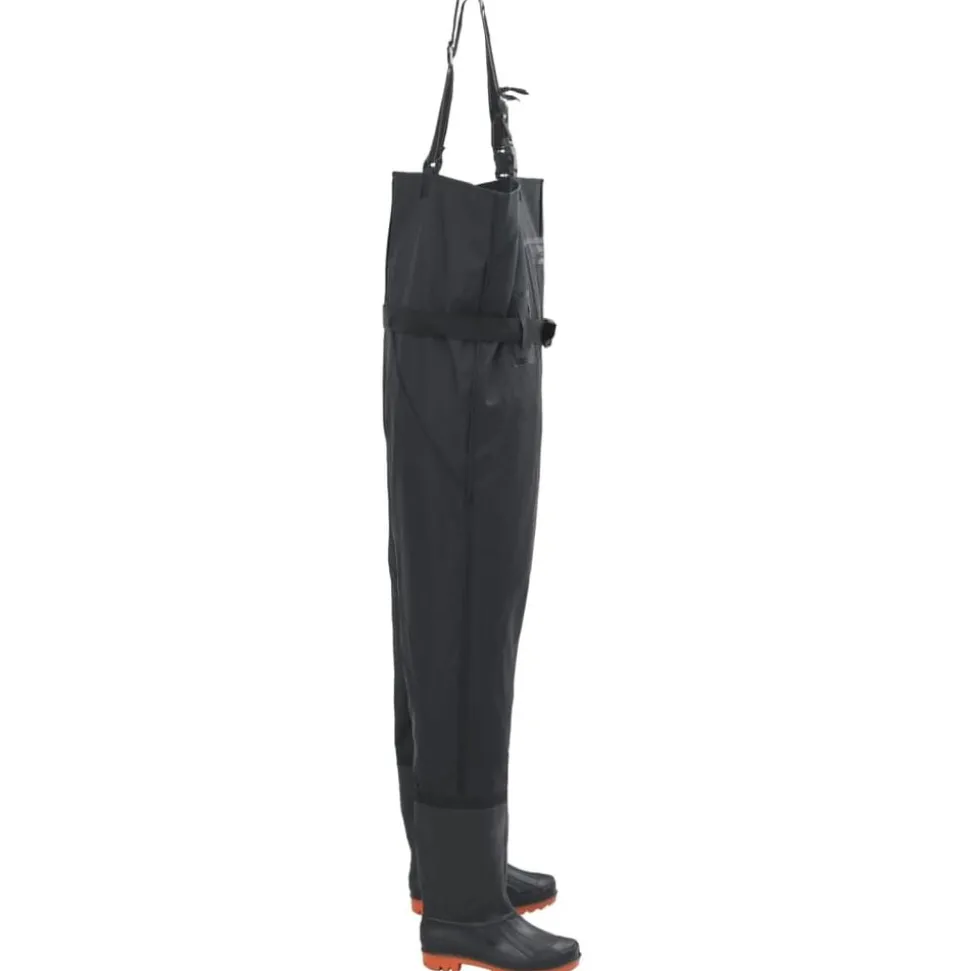 vidaXL Waadpak met laarzen en riem maat 38 zwart