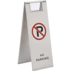 vidaXL Waarschuwingsbord niet parkeren inklapbaar roestvrij staal