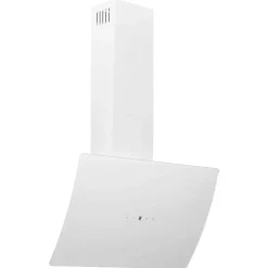 vidaXL Wandafzuigkap 60 cm staal en gehard glas wit
