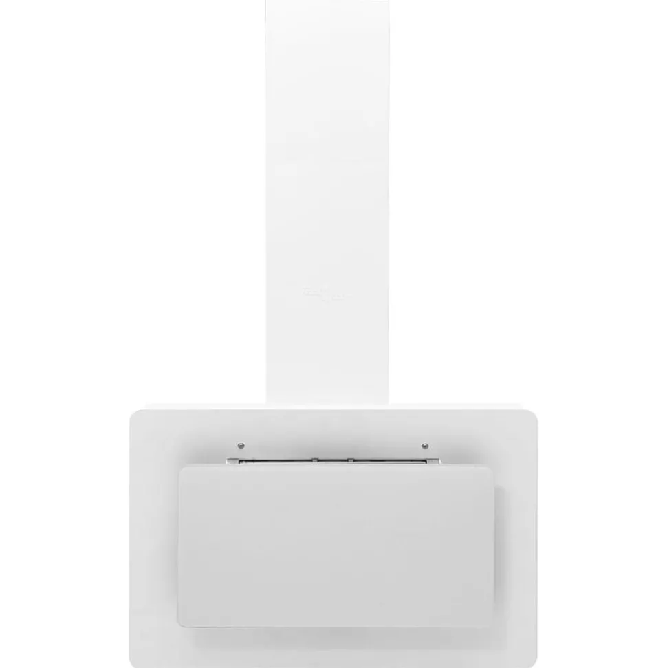 vidaXL Wandafzuigkap 60 cm roestvrij staal en gehard glas wit