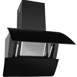 vidaXL Wandafzuigkap 756 m³/u 60 cm roestvrij staal zwart