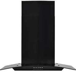 vidaXL Wandafzuigkap 756 m³/u 60 cm roestvrij staal zwart