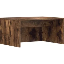 vidaXL Wandbureau Gerookt eiken 60 x 45 x 30 cm Bewerkt hout