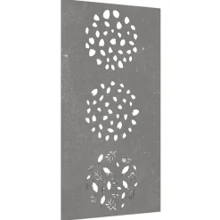 vidaXL Wanddecoratie tuin bladontwerp 105x55 cm cortenstaal