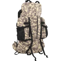 vidaXL Wandelrugzak 60 L camouflage oxford stof camelbruin