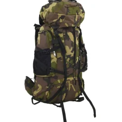vidaXL Wandelrugzak 60 L camouflage oxford stof groen