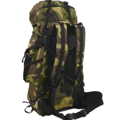 vidaXL Wandelrugzak 60 L camouflage oxford stof groen