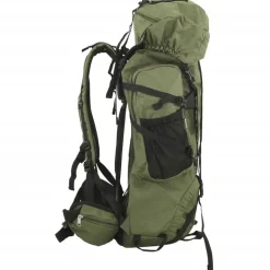 vidaXL Wandelrugzak 60 L oxford stof legergroen