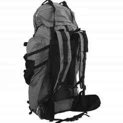 vidaXL Wandelrugzak 60 L oxford stof grijs