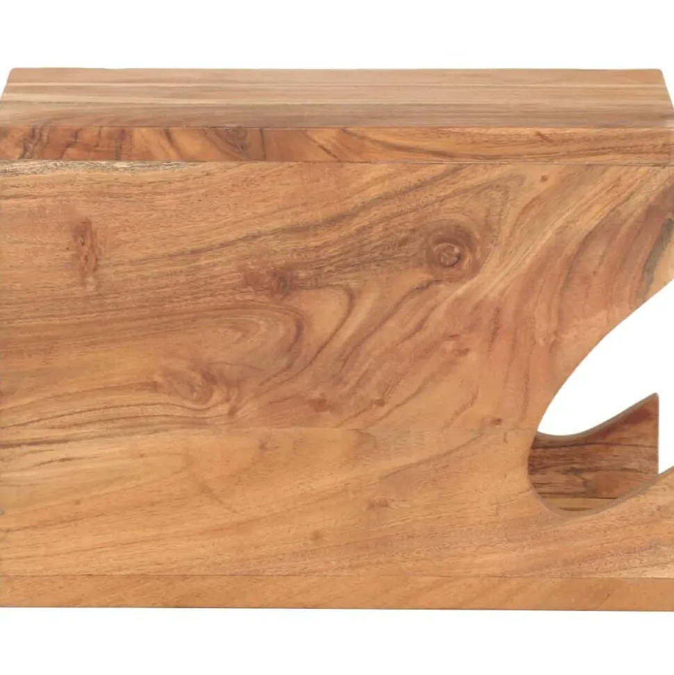 vidaXL Wandfietsenrek 35x25x25 cm massief acaciahout