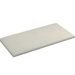 vidaXL Wandhoofdbord 12 pcs Crème 30 x 15 cm Fluweel
