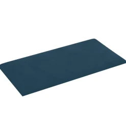 vidaXL Wandhoofdbord 12 pcs Blauw 30 x 15 cm Fluweel