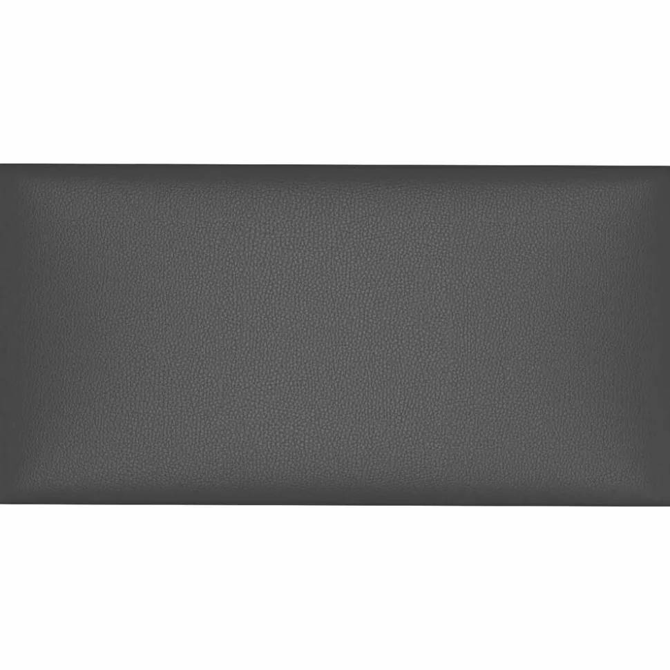 vidaXL Wandhoofdbord 12 pcs Grijs 30 x 15 cm Stof