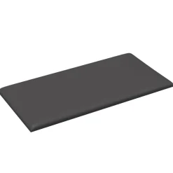 vidaXL Wandhoofdbord 12 pcs Grijs 30 x 15 cm Stof