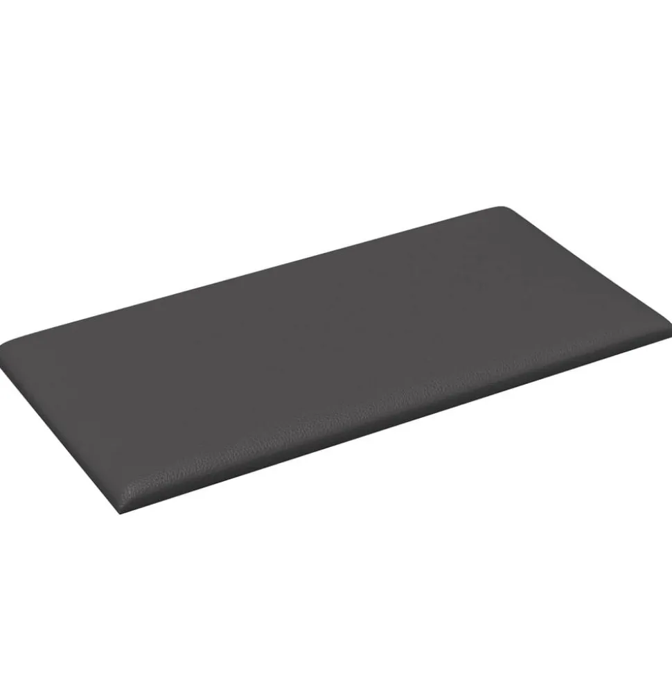 vidaXL Wandhoofdbord 12 pcs Grijs 30 x 15 cm Stof