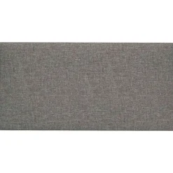 vidaXL Wandhoofdbord 12 pcs Lichtgrijs 30 x 15 cm Stof