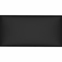 vidaXL Wandhoofdbord 12 pcs Zwart 30 x 15 cm Stof
