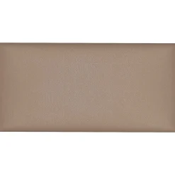 vidaXL Wandhoofdbord 12 pcs Cappuccino 30 x 15 cm Stof