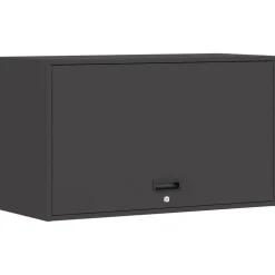vidaXL Wandkast voor Garage Zwart 90 x 40 x 53 cm Poedercoating staal