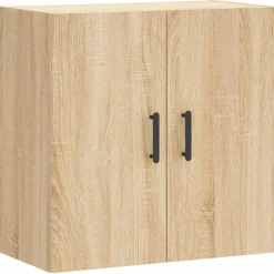vidaXL Wandkast 60x31x60 cm bewerkt hout sonoma eikenkleurig