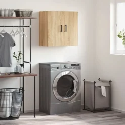 vidaXL Wandkast 60x31x60 cm bewerkt hout sonoma eikenkleurig