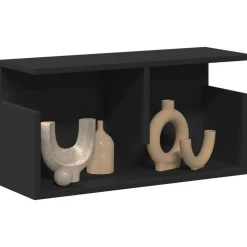 vidaXL Wandkast 60x20x30 cm bewerkt hout zwart