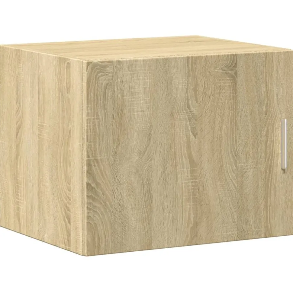 vidaXL Wandkast 50x42,5x40 cm bewerkt hout sonoma eikenkleurig