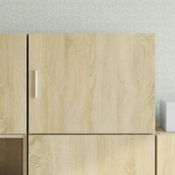 vidaXL Wandkast 50x42,5x40 cm bewerkt hout sonoma eikenkleurig