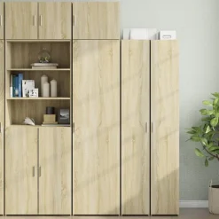 vidaXL Wandkast 50x42,5x40 cm bewerkt hout sonoma eikenkleurig