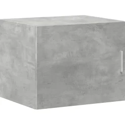 vidaXL Wandkast 50x42,5x40 cm bewerkt hout betongrijs