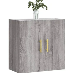 vidaXL Wandkast 60x31x60 cm bewerkt hout grijs sonoma eikenkleurig