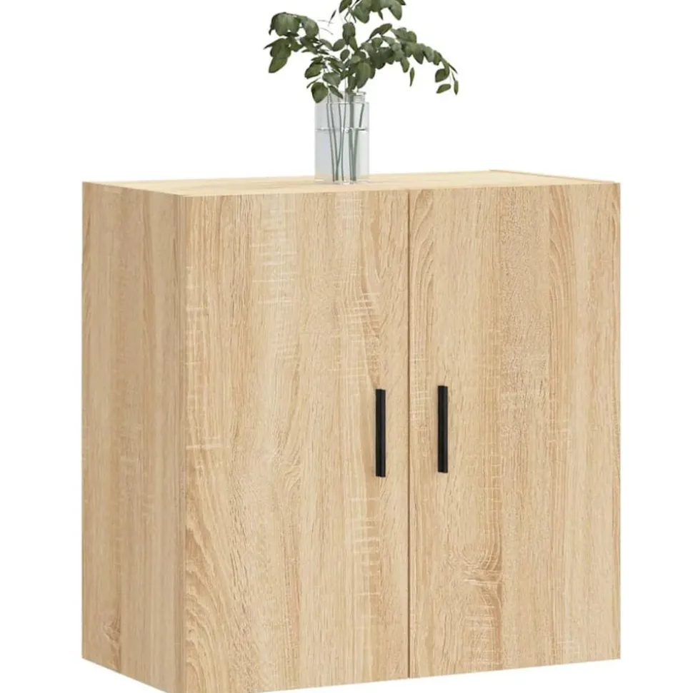 vidaXL Wandkast 60x31x60 cm bewerkt hout sonoma eikenkleurig