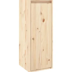 vidaXL Wandkast 30x30x80 cm massief grenenhout