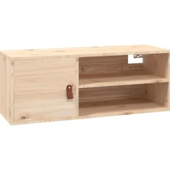 vidaXL Wandkast 80x30x30 cm massief grenenhout