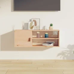 vidaXL Wandkast 80x30x30 cm massief grenenhout