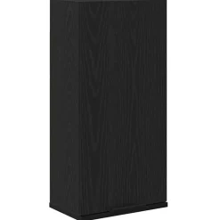 vidaXL Wandkast zwart eiken 32x20x67 cm bewerkt hout