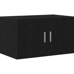 vidaXL Wandkast Zwart eiken 70 x 42.5 x 40 cm Bewerkt hout