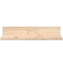 vidaXL Wandkasten 2 st 50x11x9 cm massief grenenhout