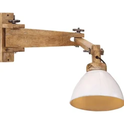 vidaXL Wandlamp 25 W E27 wit