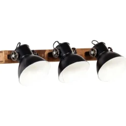 vidaXL Wandlamp industrieel E27 65x25 cm zwart