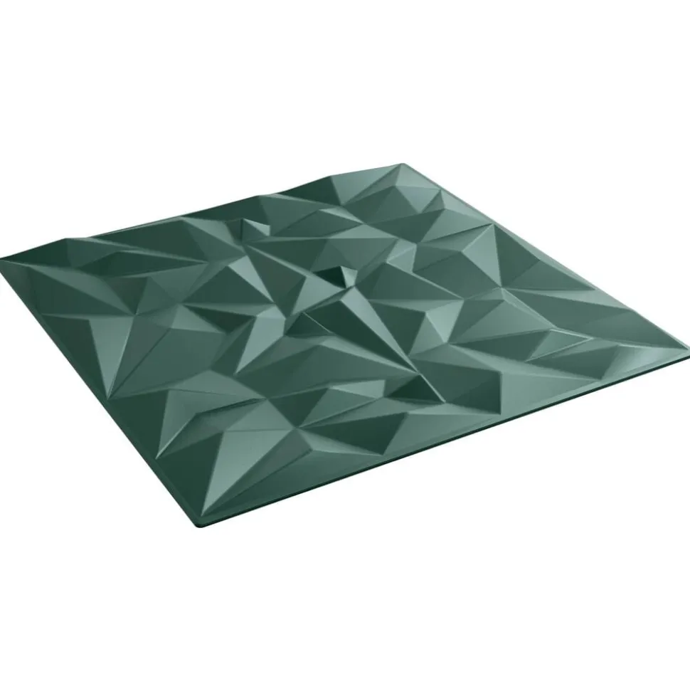 vidaXL Wandpanelen 24 pcs Amethist Groen 50 x 50 cm XPS Schuim