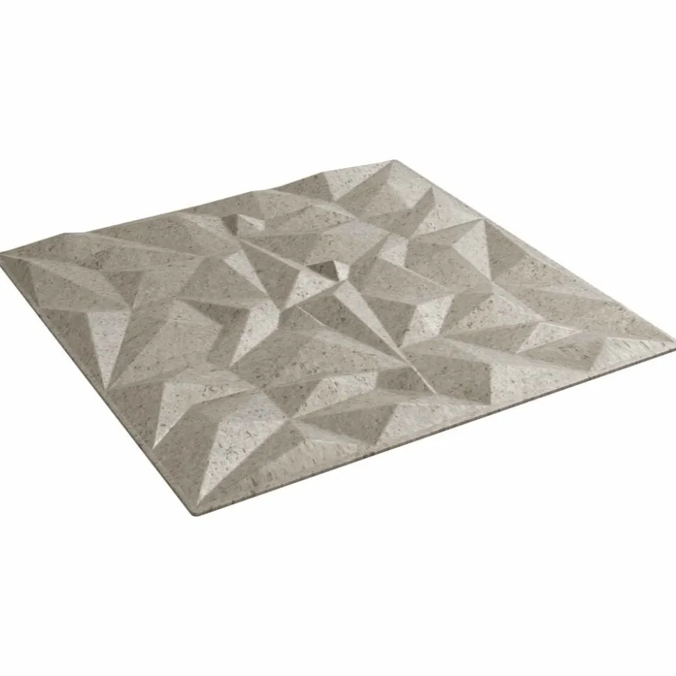 vidaXL Wandpanelen 48 pcs Amethist Beton 50 x 50 cm XPS Schuim