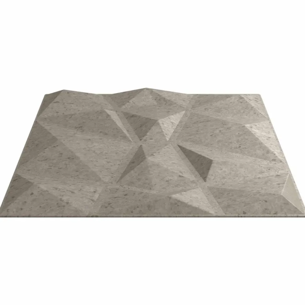 vidaXL Wandpanelen 24 pcs Beton Grijs 50 x 50 cm XPS Schuim