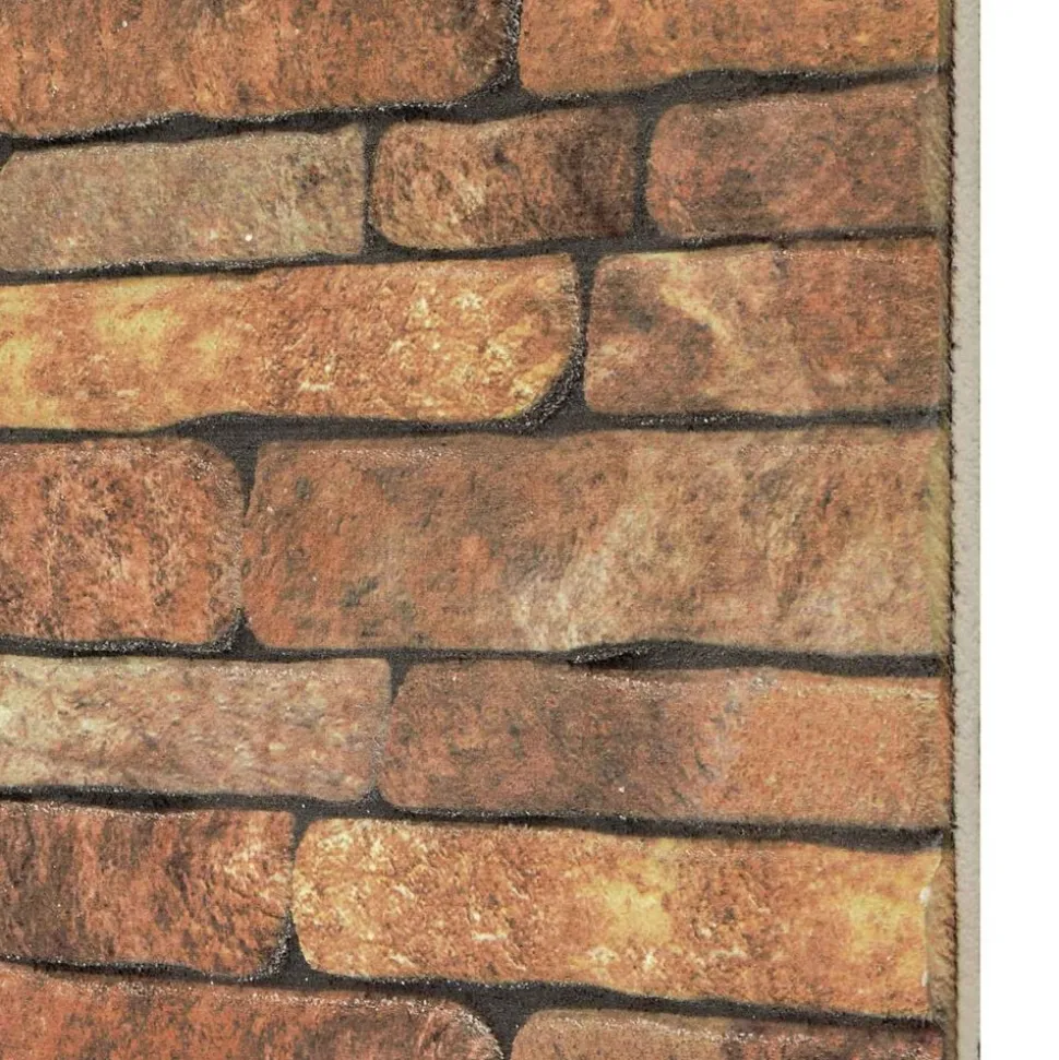 vidaXL Wandpanelen 10 pcs Bruin en wit 100 x 50 cm EPS-schuim