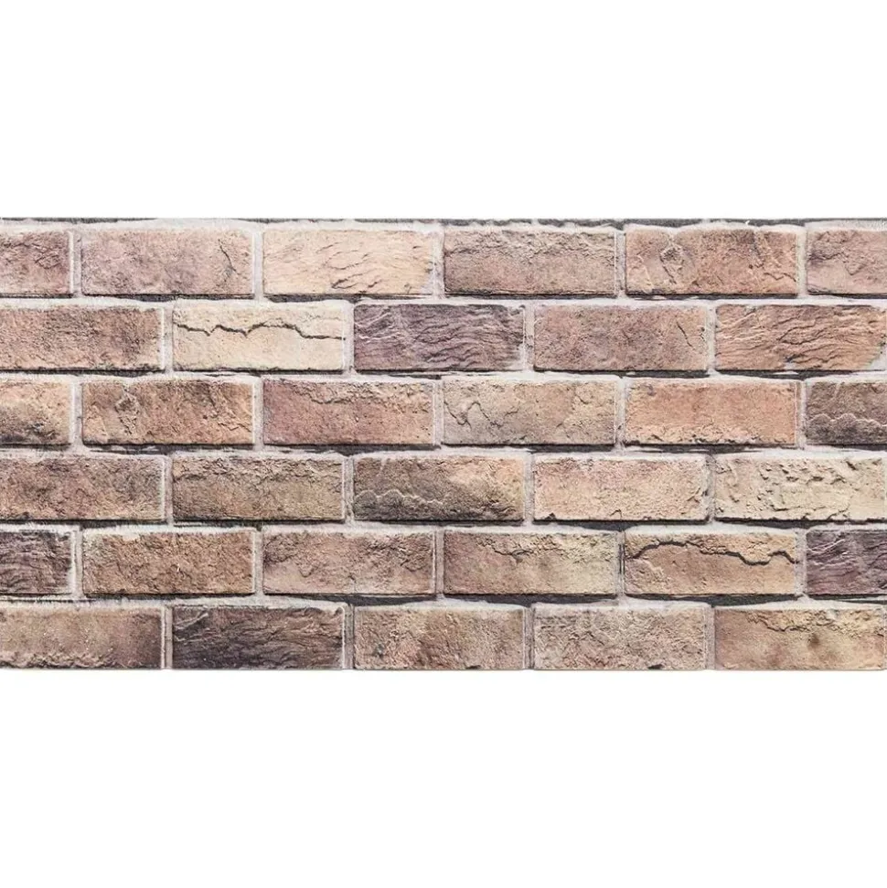 vidaXL Wandpanelen 10 pcs Bruin en Grijs 100 x 50 cm EPS-schuim