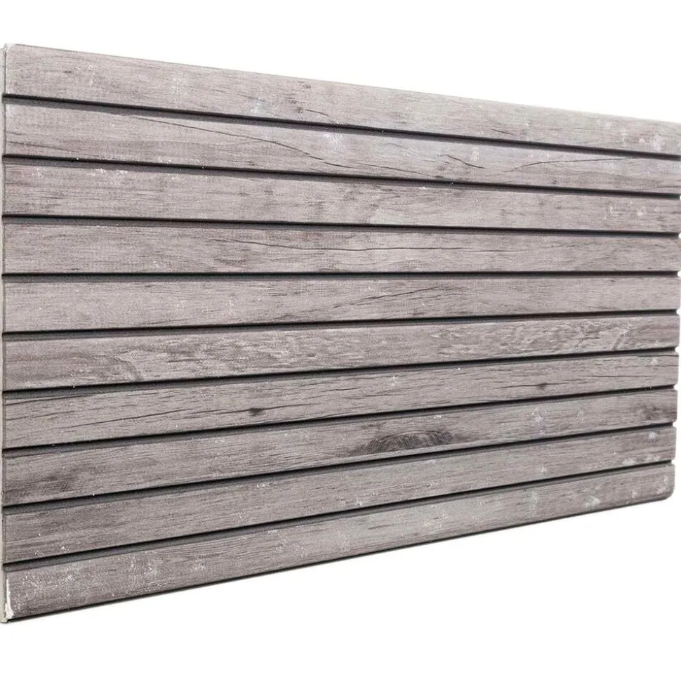 vidaXL Wandpanelen 10 pcs Grijs 100 x 50 cm EPS-schuim