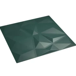 vidaXL Wandpanelen 24 pcs Groen 50 x 50 cm XPS Schuim