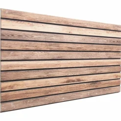 vidaXL Wandpanelen 10 pcs Licht Bruin 100 x 50 cm EPS-schuim