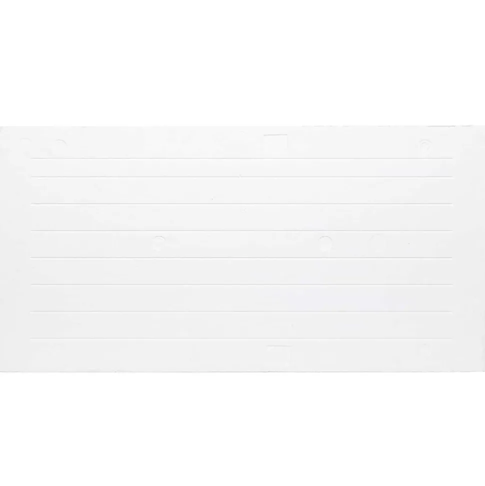 vidaXL Wandpanelen 10 pcs Rood 100 x 50 cm EPS-schuim