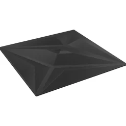 vidaXL Wandpanelen Ster 24 pcs Zwarte Ster 50 x 50 cm XPS Schuim